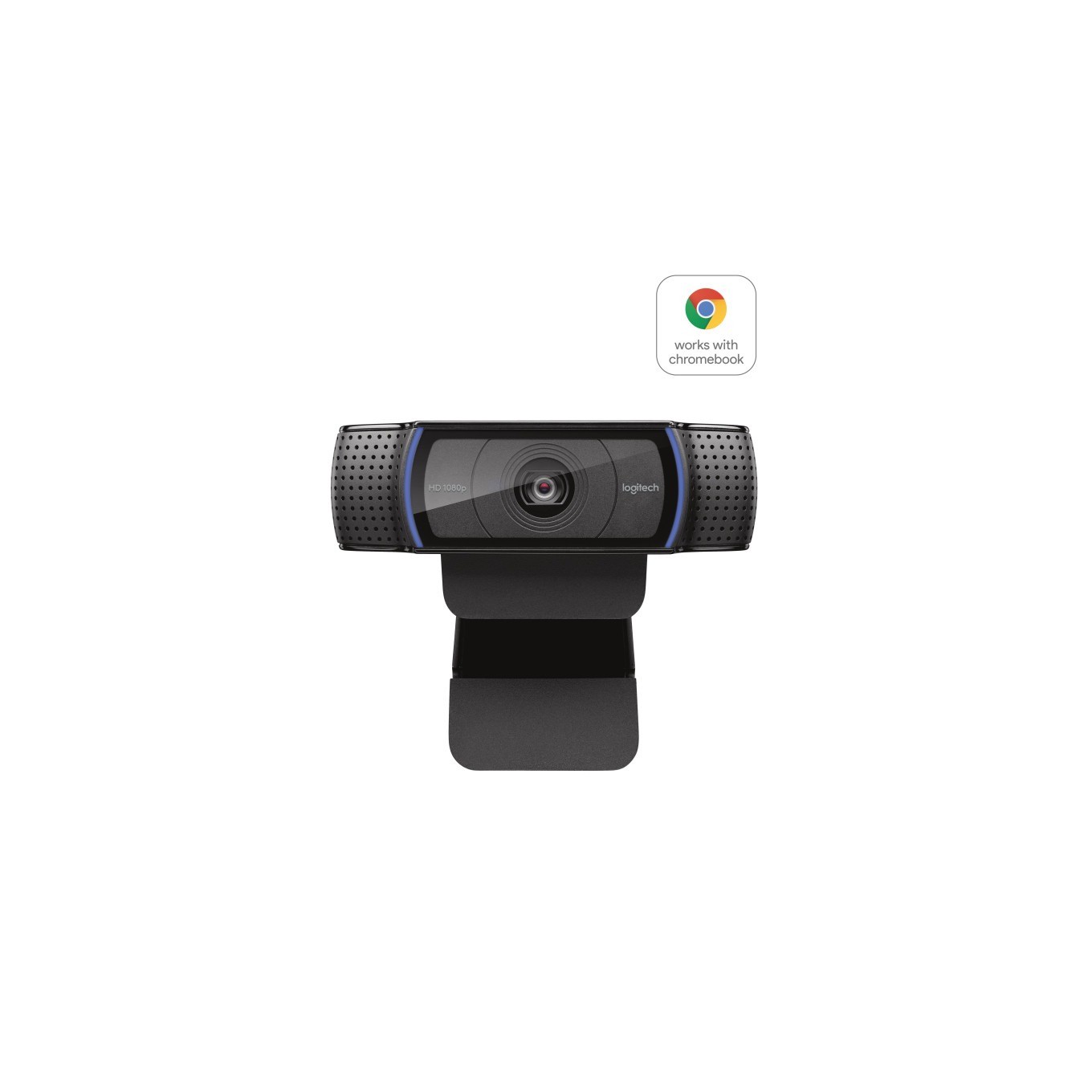 Logitech C920 HD Webcam - Full HD 1080p - 2 Mikrofone - 15 MP Fotos - Autofokus - USB 2.0 - Schwarz - Bild 2