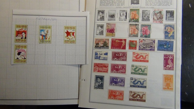 Stampsweis Vietnam collection on Harris pages est 420 Stamps to 1991