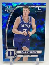 KON KNUEPPEL 2024-25 BOWMAN UNIVERSITY CHROME 1ST SAPPHIRE DUKE