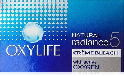 Oxylife Natural Radiance 5 Creme Bleach With Active Oxygen 27gm Free USA Shippin