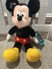 Mickey Mouse 14 Inch Stuffed Animal- Mickey Unlimited Applause - NWT Pet Free