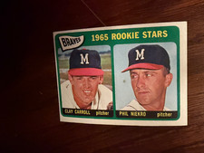 1965 TOPPS #461 PHIL NIEKRO MILWAUKEE BRAVES ROOKIE BASEBALL CARD EX+