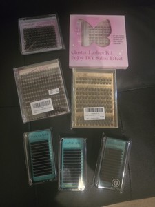 Huge Lash Extension Bundle DIY Cluster Lashes Kit Vavalash Mixed Styles New