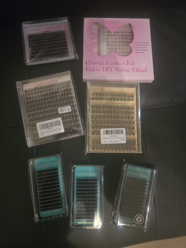 Huge Lash Extension Bundle DIY Cluster Lashes Kit Vavalash Mixed Styles New