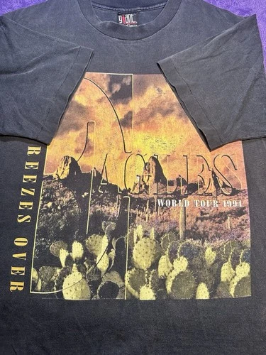 EAGLES “HELL Freezes Over” world tour T-shirt G 1990s vintage concert t-shirt, vintage, single stitch, B+ condition