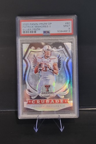 PATRICK MAHOMES II 2020 Panini Prizm Silver PSA 9 MINT!