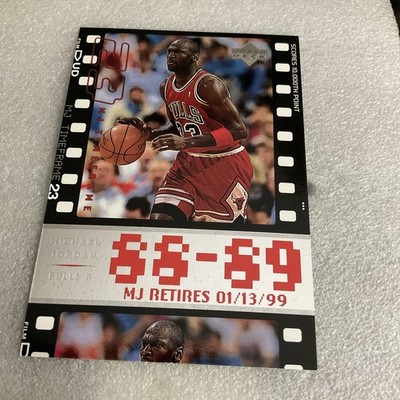 MICHAEL JORDAN, 1999 UPPER DECK 3 1/2'' x 5'' COLLECTOR'S CARD, ''1988-1989''