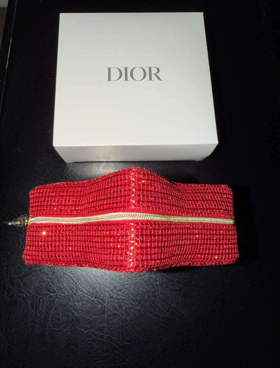 DIOR Limited Edition 2026 Lunar New Year Red Star Cosmetic Pouch
