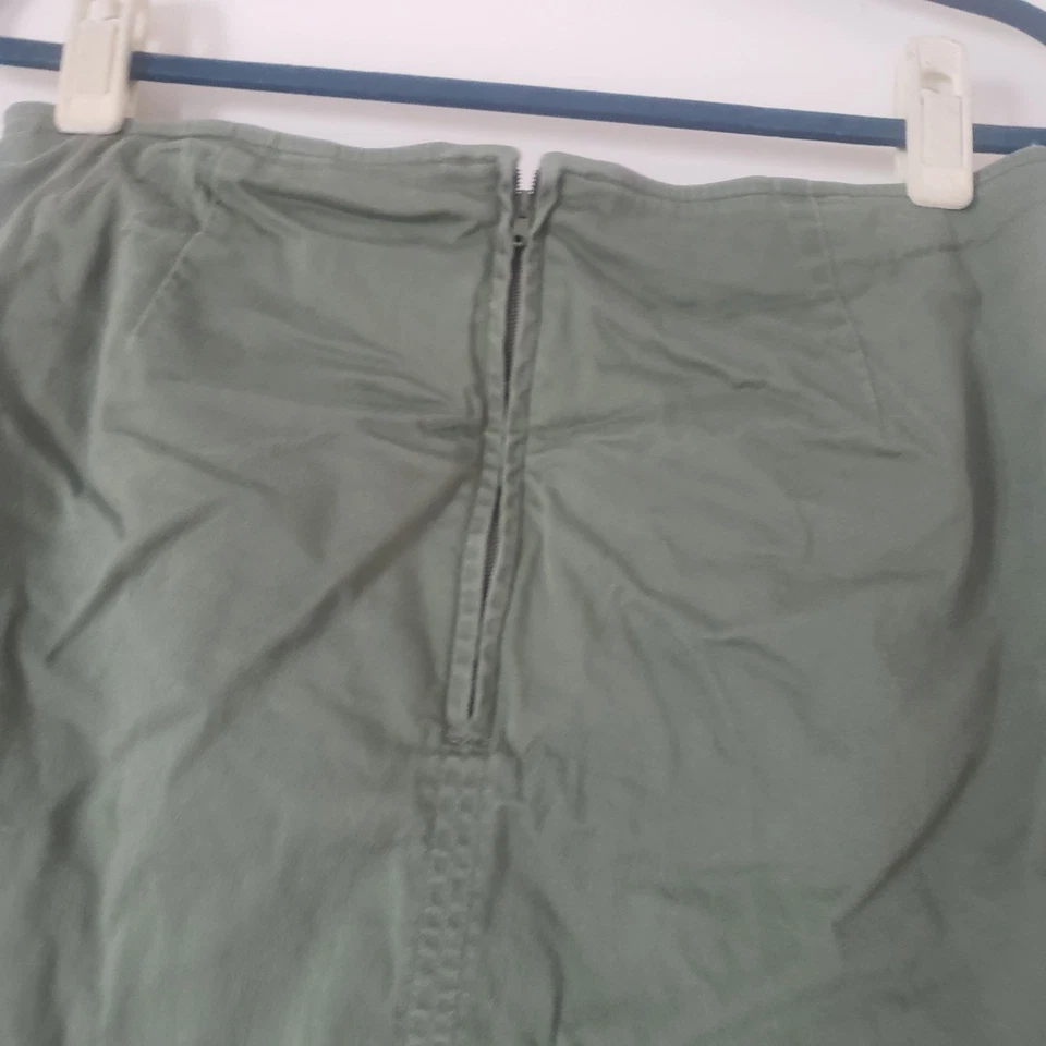 Skort Bamboo Traders Feminino Verde Exército Tamanho 10 Y2K Goprcore Grunge Retrô Casual - Imagem 4 de 4