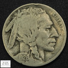 1926 S Buffalo Nickel 5C (Popular Key Date!)