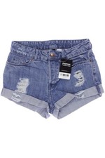 H&M Shorts Damen kurze Hose Hotpants Gr. EU 34 Baumwolle Blau #lbzm3i1