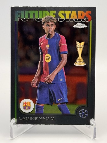 2024-25 Topps Chrome UEFA Club Competitions #27 Lamine Yamal Future Stars