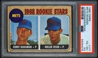 1968 Topps #177 Mets Rookies Jerry Koosman / Nolan Ryan (HOF, RC) PSA 4.5 VG-EX+