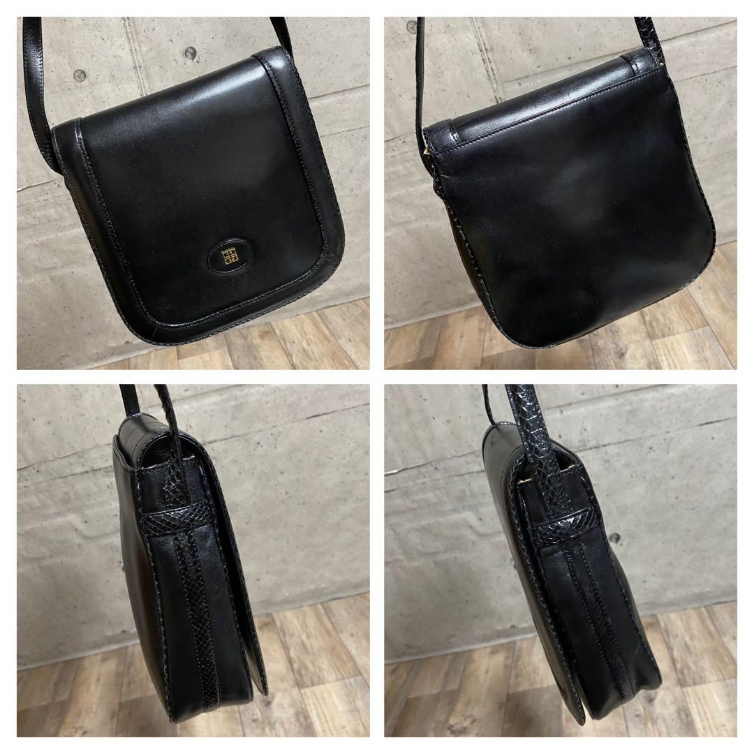 Givenchy Shoulder Bag Leather Black Authentic F0210423 thumbnail 16