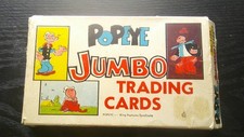 Popeye Jumbo 34 Card Near Set-Fair to Poor Condition-Has Damaged Box-Needs #118