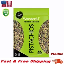 Wonderful Pistachios No Shells Roasted & Salted Nuts, 24 oz