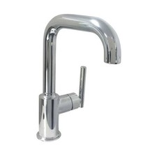 Kohler Purist High-Arc Kitchen Faucet Chrome Single-Hole Deck Mount Lever
