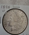 1898 0 Morgan Dollar BU Uncirculated Mint State 90% Silver