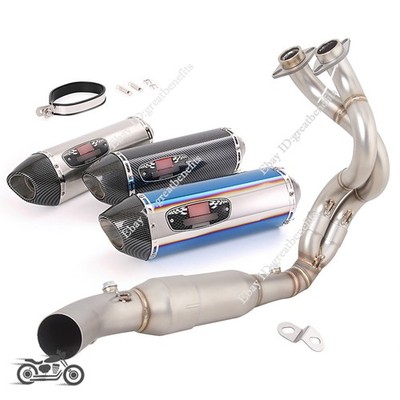 Header Link Pipe For Kawasaki Ninja 650 Z650 2023-2025 Exhaust System Muffler