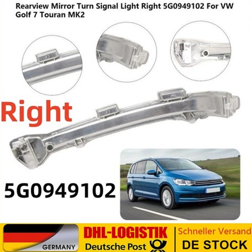 Aussenspiegel Blinker LED Spiegelblinker rechts 5G0949102 für VW Golf 7 Touran
