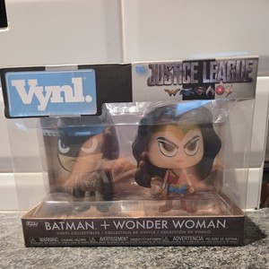 Justice League Movie Wonder Woman & Batman Vynl Funko DC Comics