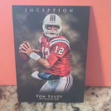 Topps 2011 Inception Tom Brady #20 Patriots NFL Base Set Football Trading Card
