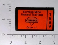 Vintage Consol Energy Company Surface Mine Ohio 11 Coal Mining Sticker Decal