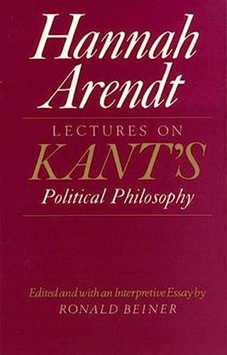 Lectures on Kant's Political Philosophy by Hannah Arendt (1989, Trade Paperback) - Image 6