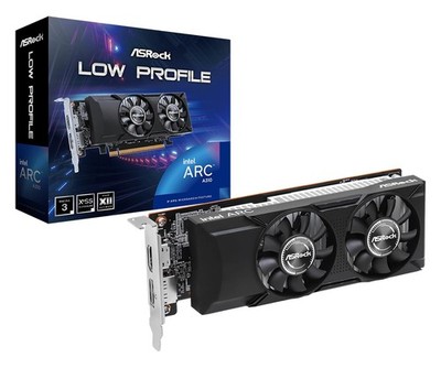 Asrock Intel Arc A310 Low Profile 4Gb Gddr6 Graphics Card, 2000 Mhz... NEU