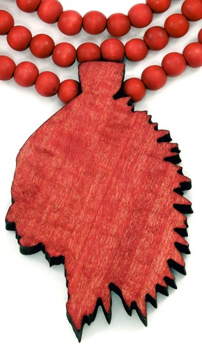 Nuevo collar de jefe natural buena estilo madera colgante con cadena de cuentas de madera de 36 pulgadas - Imagen 11 de 15
