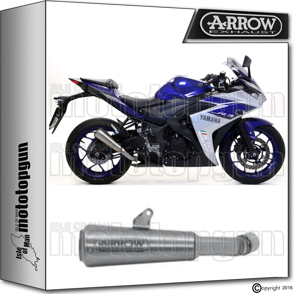 Yamaha r3 outlet arrow exhaust