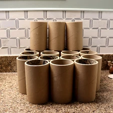 16 pcs Heavy Duty 1/4 Thick Cardboard Art Tubes 6" x 3 3/8" OD SPEAKER port pyro