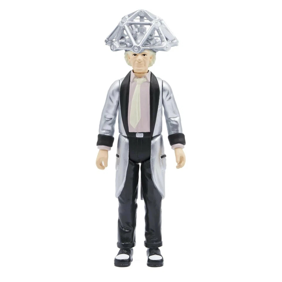 NOVO Super7 Back to the Future FIFTIES DOC BROWN 1950s 3-3/4 polegadas boneco ReAction - Imagem 2 de 2