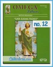 LABORES by Omega - Embroidery Design with Instructions and Color Chart.