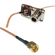 RG316 N Female Flange O-Ring to SMA MALE RF Cable Rapid-SHIP LOT