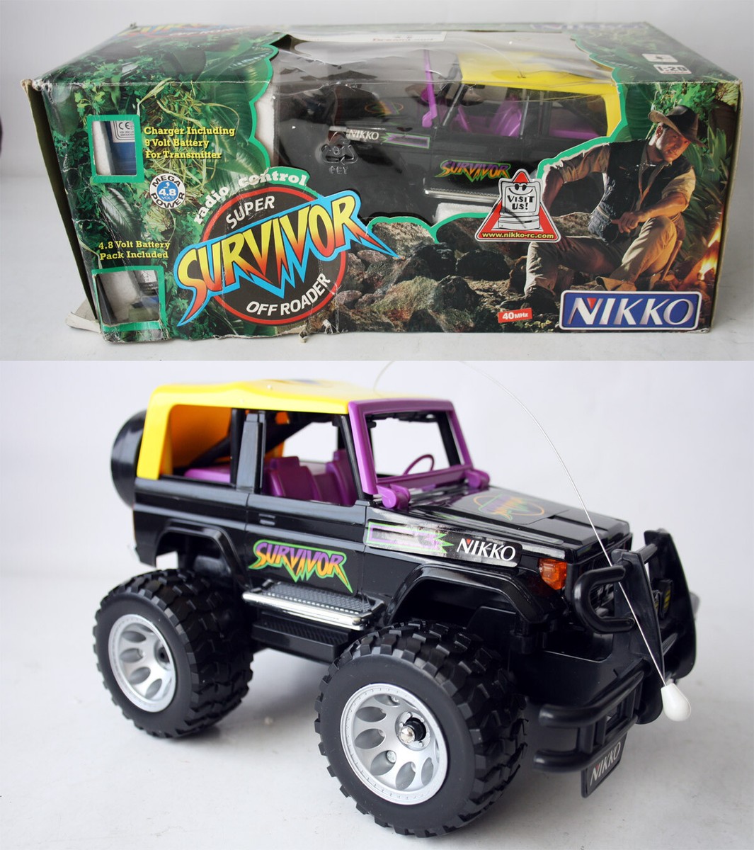 RARE VINTAGE 90'S NIKKO SURVIVOR JEEP SUPER OFF ROADER R/C NEW