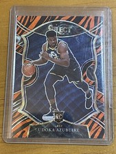 Udoka Azubuike 2020-21 Panini Select Concourse RC Tiger Stripes- Jazz Ultra Rare