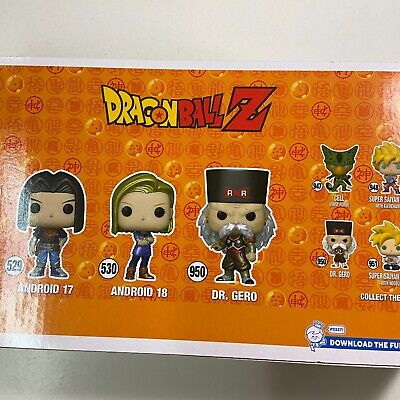 Funko Pop Dragon Ball Z Exclusive - Android 16 / Android 17 / Android 18 /  Dr.gero (4 Pack)