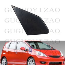 1x Tapa de moldura de placa de vidrio para ventana de adorno de puerta delantera derecha para Honda Fit 2009-2013