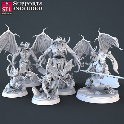 Figurine 3D Imprimée Asmodeus Archvillain Games – 28-32mm, Pour D&D – Act I Speak Of The Devil