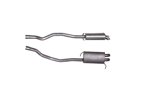 VW TRANSPORTER / CARAVELLE MULTIVAN VI 2.0 2.5 2003-2009 Exhaust Rear Silencer