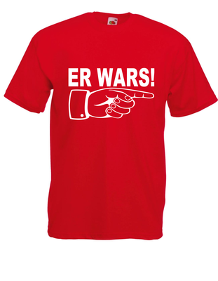 Spaß-T-Shirt Mit Aufdruck 'Er Wars' - Größe XL, 100% Baumwolle