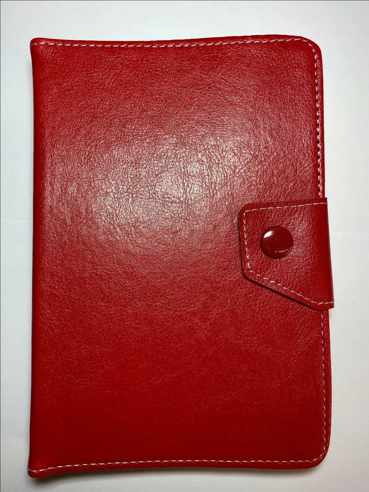 Red Multi Angle Leather Case Stand for 7" Tablet MID Google Android 4.0 PC - Image 3 of 4