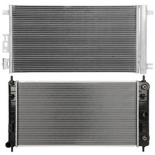 Radiator&AC Condenser Cooling Kit For 2008-12 Chevy Malibu 06-10 Pontiac G6 2.4L