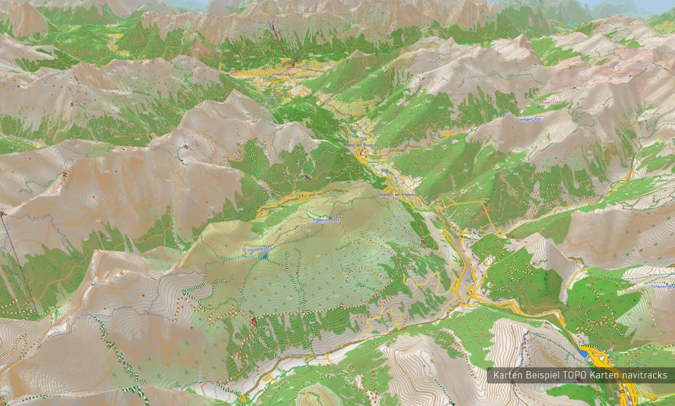 Schweiz Topo Karte 10m Höhenlinien 4GB microSD für Garmin Navi, PC & MAC - Bild 3 von 4