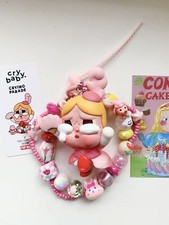 C2 pink girl crybaby popmart Keychain Bag Pendant Bag Decorations Handmade