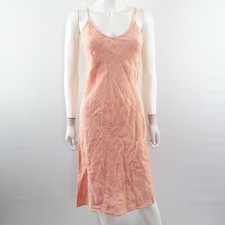 Wilfred Coral Linen Sleeveless Slip Dress Boho Beachy Summer Womens XS