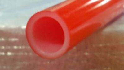 100' 2'' Oxygen Barrier Red PEX B for heating and plumbing.