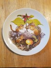"Chipmunks and Trillium" 1977 Limited Edition Mother's Day Plate Halbert's Inc — photo 1