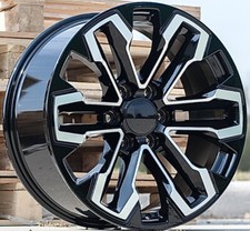20 Gloss Black Machined Oe Replica 5905 Wheels Fits Nissan Titan Armada 6x5.5